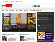 Tablet Screenshot of kemasanbagus.com